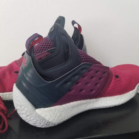 adidas Harden Vol 2 Maroon AH2124 Size US 12 - Picture 3 of 8
